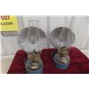 Image 6 : Group Of Antique Oil Lamps And Brass Kerosene Lantern