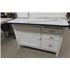 Image 10 : Painted Hoosier Cabinet, 67" x 40" x 26"