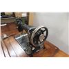 Image 4 : Antique Victorian-Era Treadle Sewing Machine With Ornate Wooden Cabinet