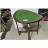 Image 1 : Antique Oak Barley Twist Folding Game Table – Restoration Project