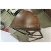 Image 5 : Antique Oak Barley Twist Folding Game Table – Restoration Project