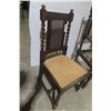 Image 2 : Two Barley-Twist Dining Room Chairs, One Cracked, One Missing Seat