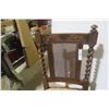 Image 3 : Two Barley-Twist Dining Room Chairs, One Cracked, One Missing Seat