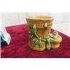 Image 7 : Porcelain Mantel Clock, Candelier, Covered Dish