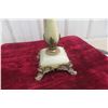 Image 11 : Victorian Art Nouveau Banquet Oil Lamp, 26" Tall