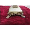 Image 2 : Victorian Art Nouveau Banquet Oil Lamp, 26" Tall