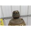 Image 8 : Victorian Art Nouveau Banquet Oil Lamp, 26" Tall