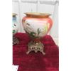 Image 2 : Etched Glass Lamp Part, Suitable for Use as Vase