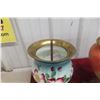 Image 9 : Etched Glass Lamp Part, Suitable for Use as Vase