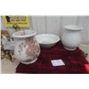 Image 1 : Wash Basin with Two Matching Pitchers