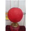 Image 2 : Gone With The Wind Style Red Satin Aladdin Lamp