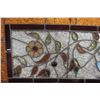 Image 3 : Stained Glass Window With Multicolor Panels, Approx. 18" x 46"