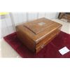 Image 2 : Oak Silverware Chest With Bottom Drawer, Approx. 6" x 17" x 11"