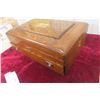 Image 4 : Oak Silverware Chest With Bottom Drawer, Approx. 6" x 17" x 11"