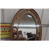 Image 3 : Decorative Oval Wall Mirror, Approx. 30" x 21"