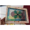 Image 6 : Stained Glass Window With Multicolor Panels, Approx. 14" x 19"
