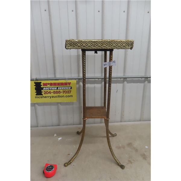 Brass Stand, Approx. 32" x 13" x 13"