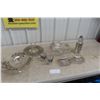Image 1 : Glass w/ Silver Inlay, Trays, Bowls, Candelier, and More