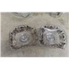 Image 2 : Glass w/ Silver Inlay, Trays, Bowls, Candelier, and More