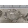 Image 5 : Glass w/ Silver Inlay, Trays, Bowls, Candelier, and More