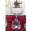 Image 3 : Bullseye Colared Coal Lamp and 2 Finger Lamps - All w/ Chimneys