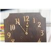 Image 2 : Antique Oak Arts And Crafts Style Wall Clock