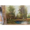 Image 3 : Signed Canvas Painting, Approx. 54" x 30"