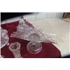 Image 2 : Crystal And Cut Glass Candy Dish, Decanter, and More