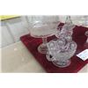 Image 8 : Crystal And Cut Glass Candy Dish, Decanter, and More