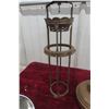 Image 2 : Hanging Aladdin Lamp Frame With Mercury Reflector And Brass Oil Lamp