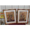 Image 1 : Two Framed Mid-Century Cochet Prints, Approx. 18" x 22"