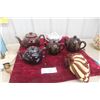 Image 1 : Five Assorted Tea Pots