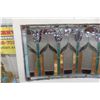 Image 2 : Stained Glass Window With Multicolor Panels, Not Great Condition