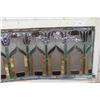 Image 3 : Stained Glass Window With Multicolor Panels, Not Great Condition