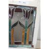 Image 4 : Stained Glass Window With Multicolor Panels, Not Great Condition