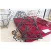 Image 6 : Four Hanging Wrought Iron Planters With One Wrought Iron Plant Stand
