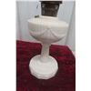 Image 3 : 2 x Aladdin Oil Lamp 1) With Lincoln Drape Pattern, No Chimneys