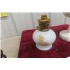 Image 7 : 2 x Aladdin Oil Lamp 1) With Lincoln Drape Pattern, No Chimneys