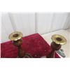 Image 6 : Four Antique Oak Candlesticks