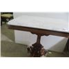Image 3 : Eastlake Marble-Top Pedestal Stand, Approx. 30" x 23" x 15"