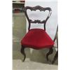 Image 2 : Two Antique Carved Back Chairs