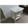 Image 4 : Painted Nite Stand With Drawer, Approx. 27" x 20" x 15"