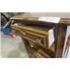 Image 5 : Wood Stand with Drawer and Cabinet 31" x 17" x 14"