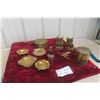 Image 1 : Decorative Brass And Iron Accessories Including Ashtray, Change Dish, Key Hanger and More!
