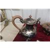 Image 2 : Silver Tea Pot, Coffee Pot, Tray, Creamer, And Sugar