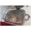 Image 7 : Silver Tea Pot, Coffee Pot, Tray, Creamer, And Sugar