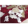 Image 6 : 5 Wind Charms - Pigs, Cats, Owls, Unicorn. Cast Dog Door Stop, Piggy Coat Rack