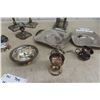 Image 5 : Silverware, Candlier, Plates, Napkin Rings, Serving Dish