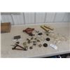 Image 1 : Assorted Antique Clock Weights, Pendulum Parts & Hardware