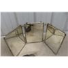 Image 3 : Portable Tri-Fold Mirror With Thistle Paperweight And Costume Jewelry, And More